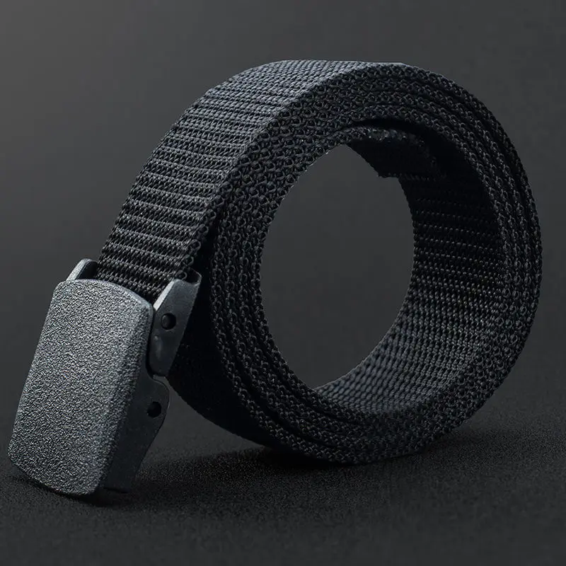 

Military Men Belt Woman Army Belt 2023 Tactical Wide Waist Belts Plastic Buckle Light Weight Black Belt Nylon Travel 130cm