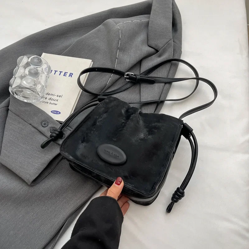 Сумка кросс-боди Женская в стиле ретро дизайнерский саквояж-ведро Сумочка на