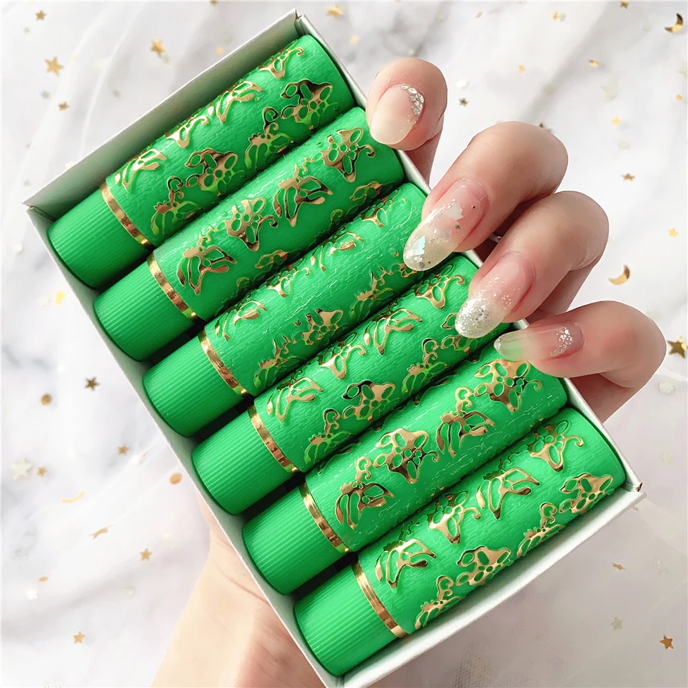 

6Pcs/Lot Magic Spotting Fashion Style Color Lipstick Color Long Lasting Lip Liner Tube Butterfly Color Lipstick Makeup Cosmetics