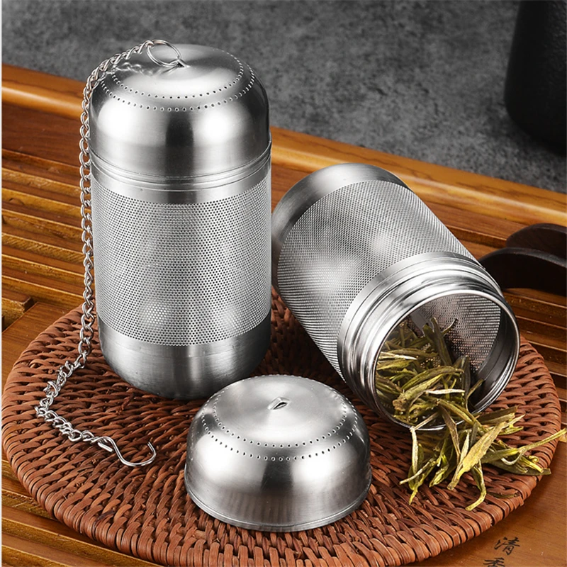 

Stainless Steel Tea Infuser Tea Leaves Spice Seasoning Ball Strainer Teapot Fine Mesh Coffee Filter Teaware Kitchen Accessories