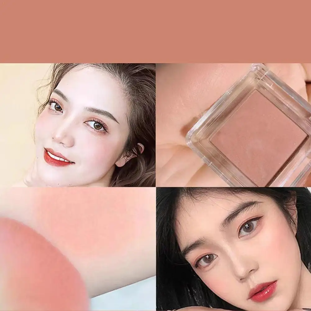 

Monochrome Blush Palette Rose Hawthorn Cheek Tint Blusher Matte Powder Shadow Natural Rouge Contour Peach Palette Makeup Fa E9N6
