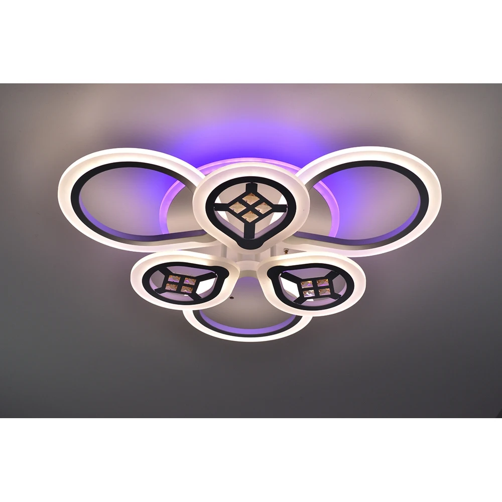 Люстра светодиодная Цветы 3+3 |