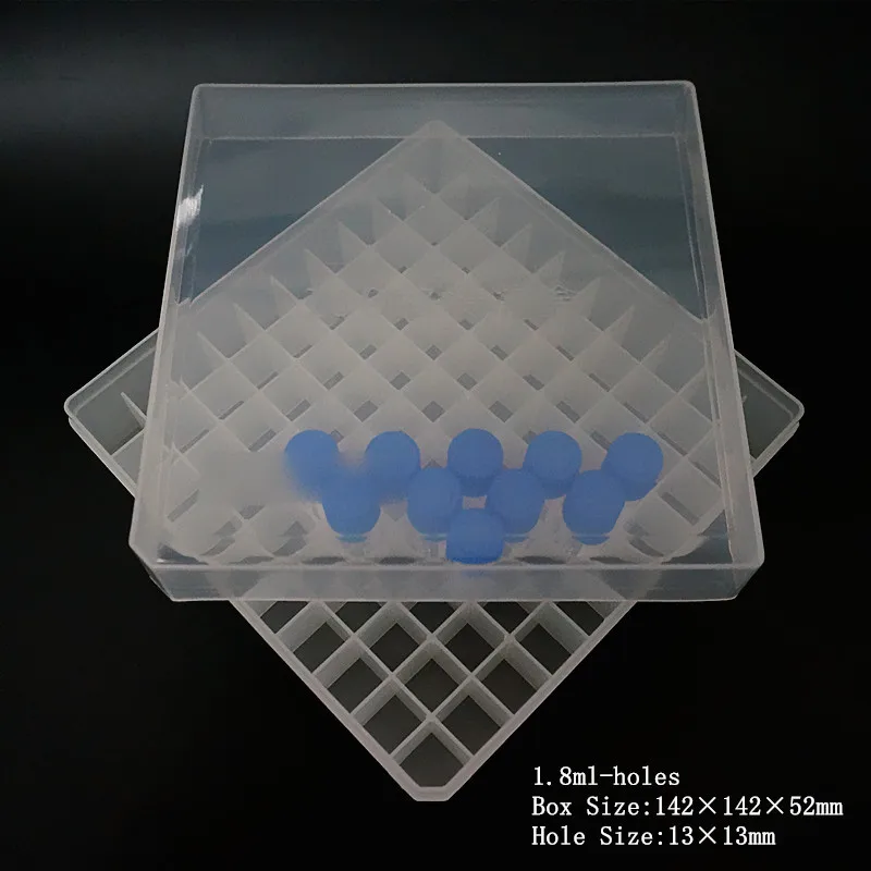 

Factory 2pcs/lot 1.5ml 1.8ml 2ml Lab Cryo Tube Storage Freezing Tube Plastic Frozen Tube Box