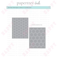 2022 dotted hexagon stencils scrapbook diary paper craft engraving make decoration embossing template diy greeting card handmade