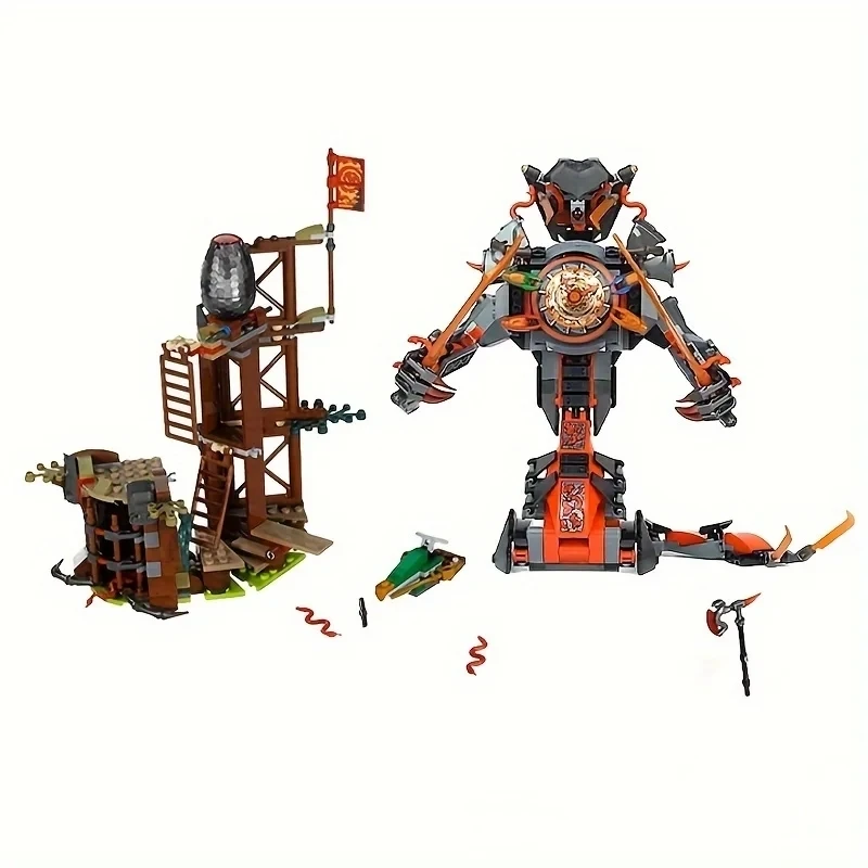 734 шт. 10583 Совместимые 70626 Dawn of Iron Doom строительные блоки игрушки подарок на день