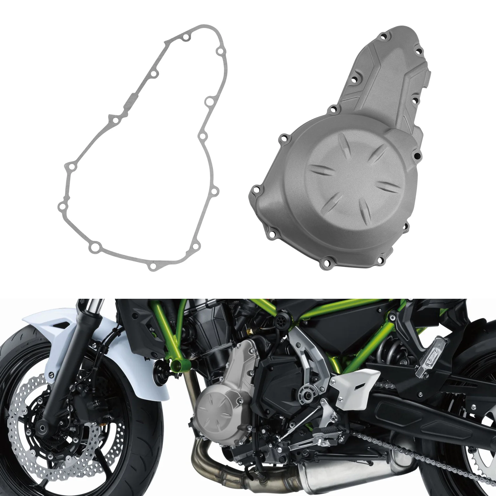 Крышка двигателя статора мотоцикла защита генератора для KAWASAKI Ninja 650 Z650 2017-2025