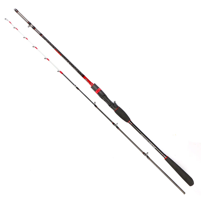 

Lure Rods Squid Octopus Fishing Rod Swirling Ring Casting Rod 2 Section L.W. 20-80g Fast Action Saltwater Boat Jigging Rod Pole