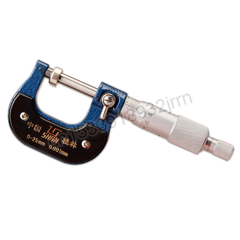 1 шт. микрометр внешнего диаметра 0-25 мм спиральный микронный точность 0 001