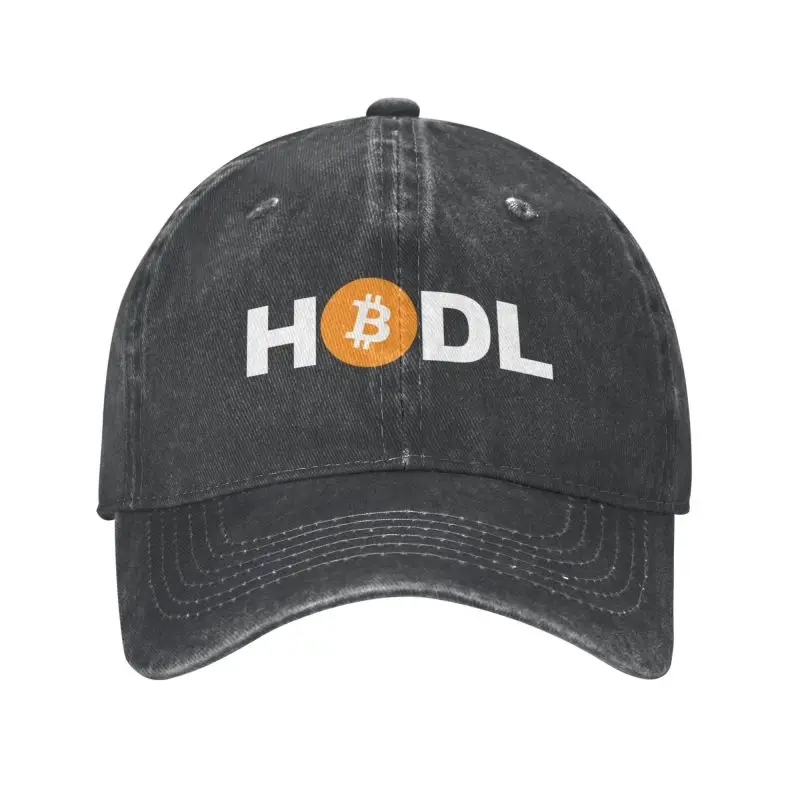 

Personalized Cotton Hodl Bitcoin Blockchain Baseball Cap for Men Women Adjustable BTC Crypto Coins Dad Hat Sports