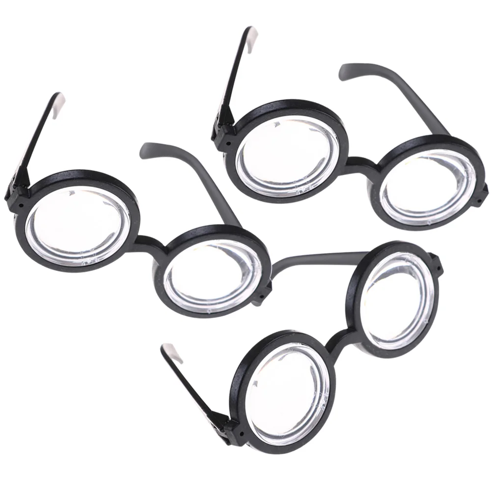 

3pcs Nerd Glasses Halloween Funny Party Glasses Fashionable Dress Up Accessories