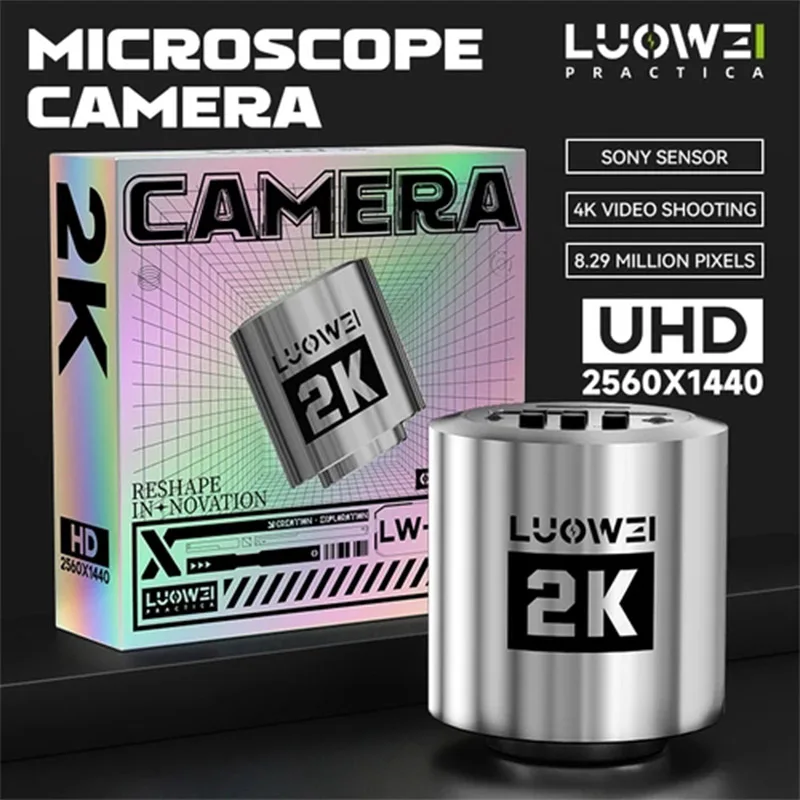 Микроскоп LUOWEI LW-GK20 2K камера для телефона 1080P запись видео/фото в одно нажатие
