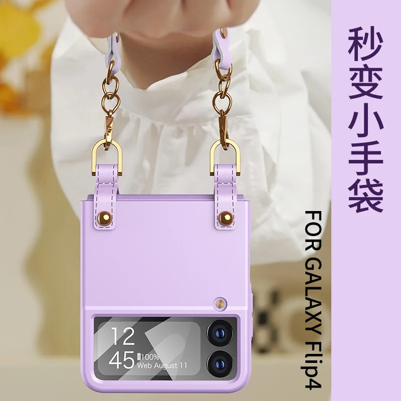

Чехол со шнурком для Sam-sung Galaxy Z Flip 4, чехол для телефона