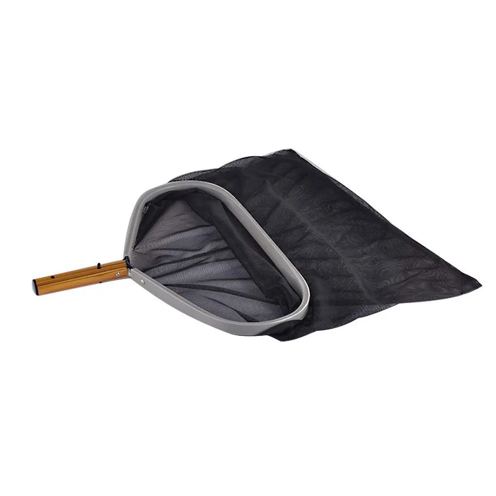 

Сетка для удаления листьев с длинной ручкой, аксессуары для дома, принадлежности для улицы с закругленными краями, пластиковое устройство для удаления мусора, Ловец листьев