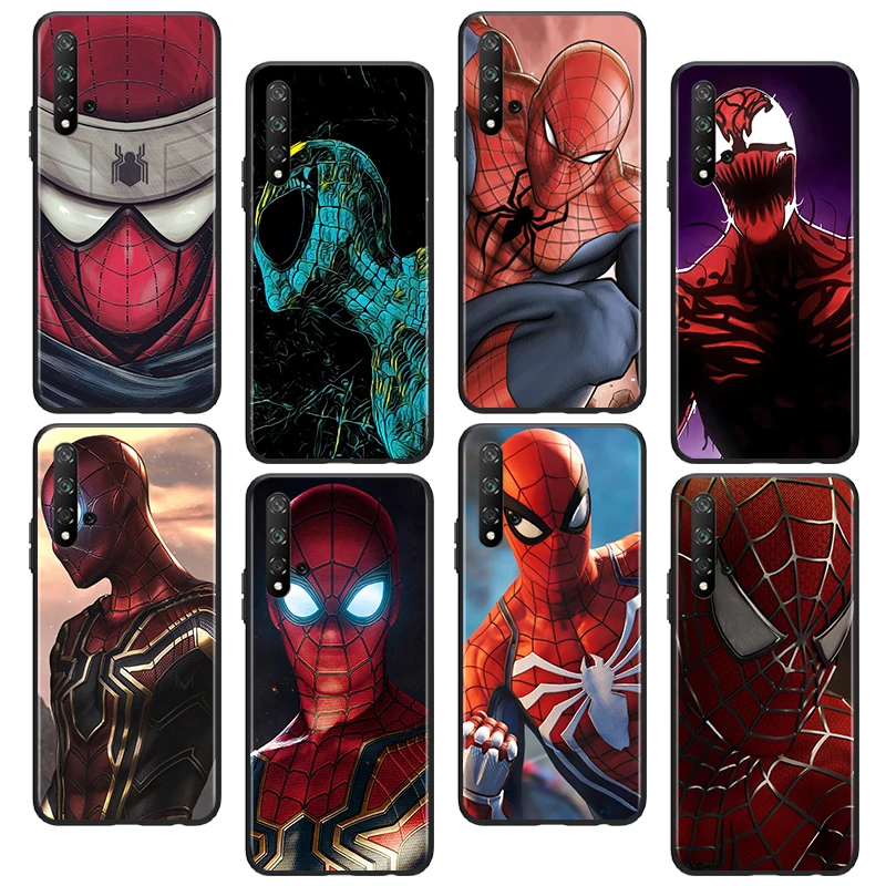 

Good looking spiderman Phone Case For Huawei Honor 7A 7C 7S 8 8A Prime 8C 8X MAX 9 9A 9C 9X Lite 9S Pro Black Funda Cover Soft
