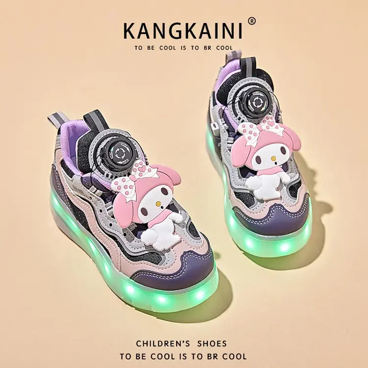 Детская обувь для роликовых коньков модная внешняя женская новая светодиодная