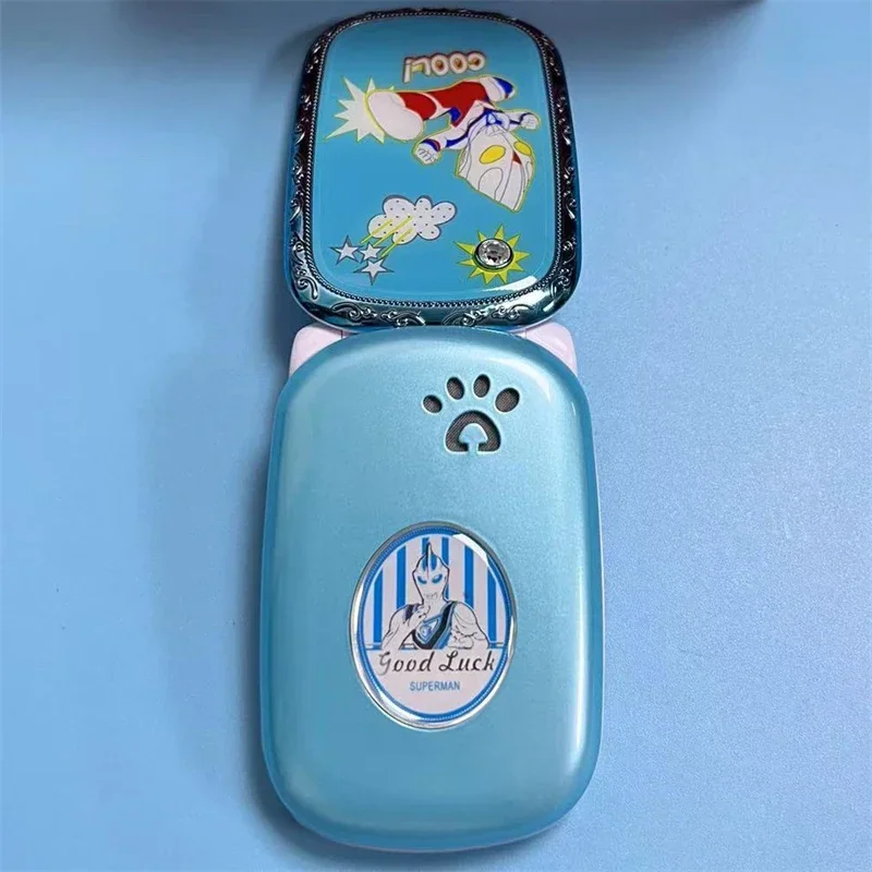 Флип-мобильный телефон Mini Girl Cartoon 1 8" Dual SIM-карта музыкальная лампа без камеры