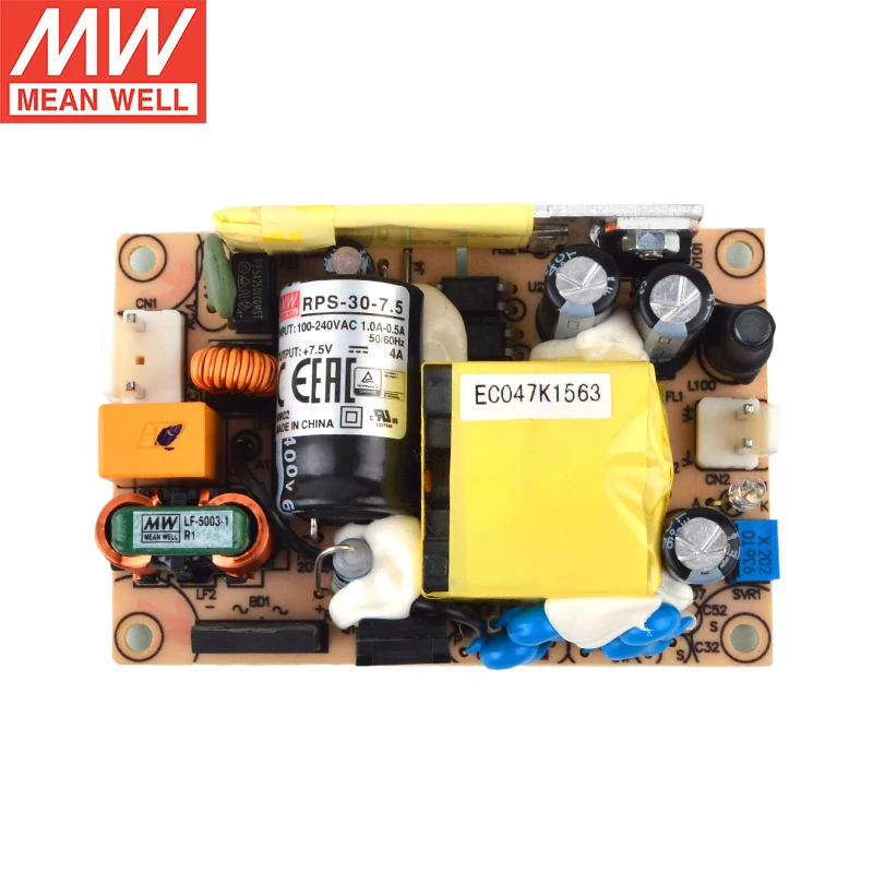 Импульсный источник питания MEAN WELL PCB медицинского типа серии RPS-30 с одним выходом