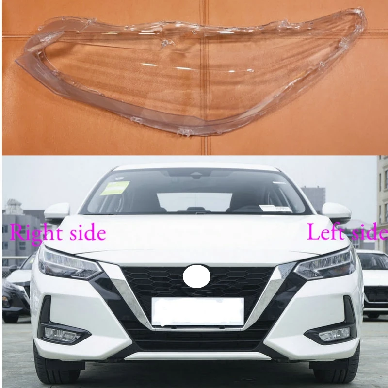 Для Nissan Sentra Sylphy 2020 2021 корпус налобного фонаря Прозрачная крышка стеклянная