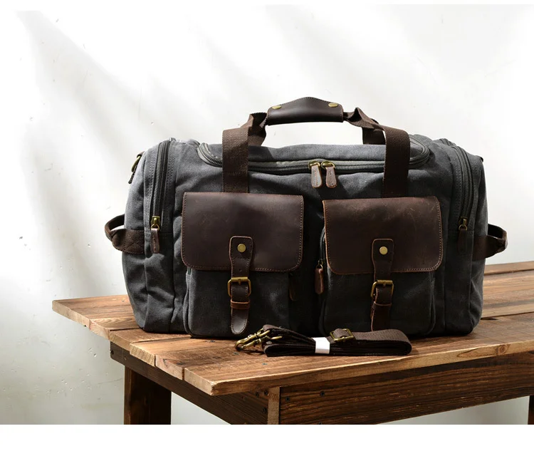 Shipping,Brand casual men Free cowhide handbag.style travel bag,quality big canvas bag,vintage traveling bag,classic luggage