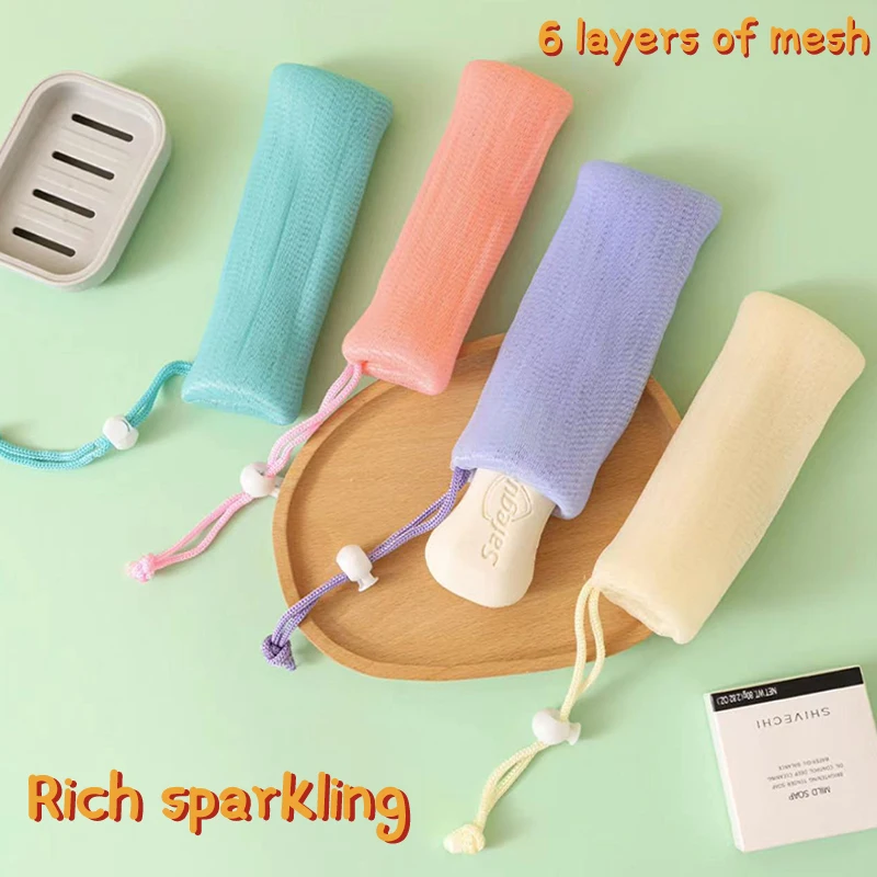 

Сетчатые мешки для мыла, средства для мытья ванны, сетки для очищения тела, пенообразовательная сетка для мыла, сетка для мытья лица