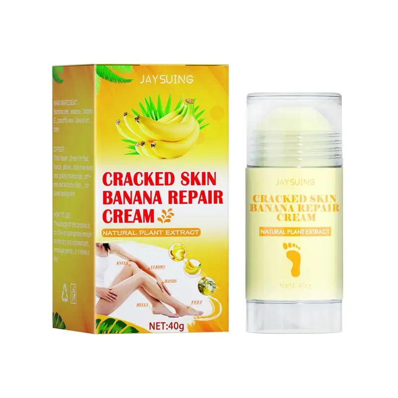 

Foot Cream Heel Repair Cream With Banana Peel Essence Feet Lotion Foot Care Products For Rough Dry And Cracked Feet 1.41 Oz