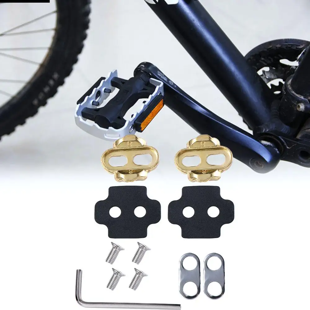 

Plate Cycling Lock Pedal Cycling Parts Crank Cleats Screw Set Bike Shoes Cleats Bicycle Pedal Cleat Bicycle Pedal Lock Tabs