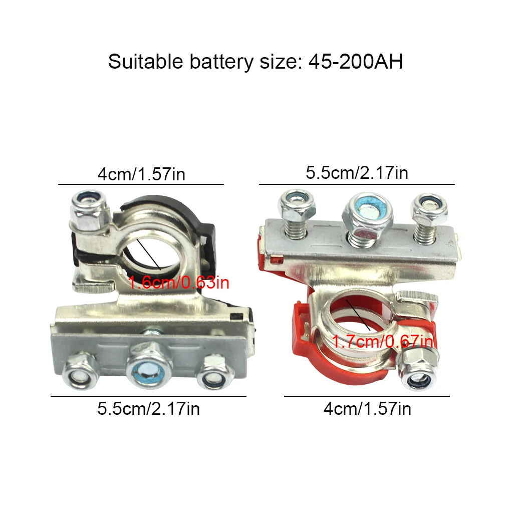 

1 пара, автомобильные клеммы, 12 В, 24 В