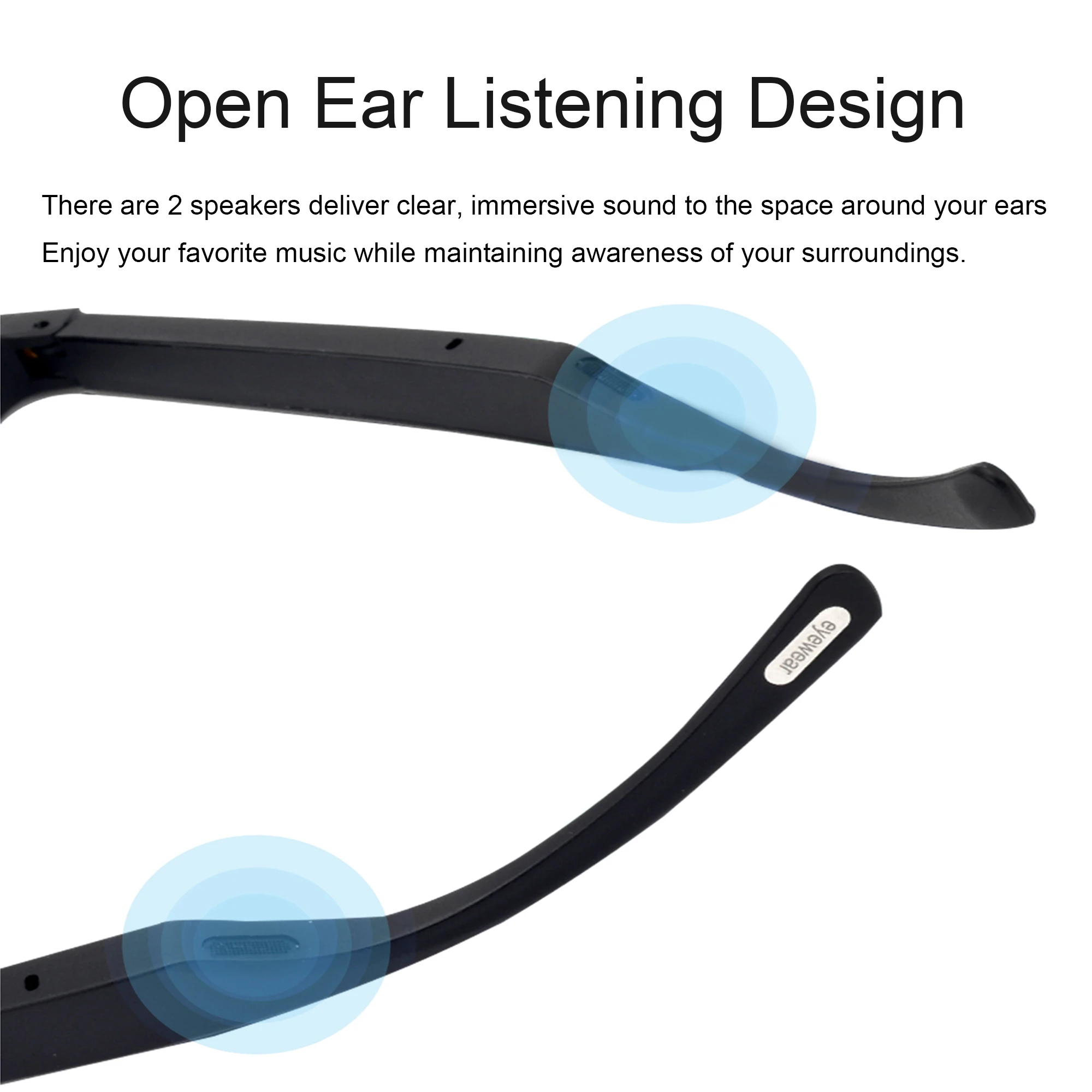 Очки солнцезащитные мужские с поддержкой Bluetooth и функцией громкой связи |