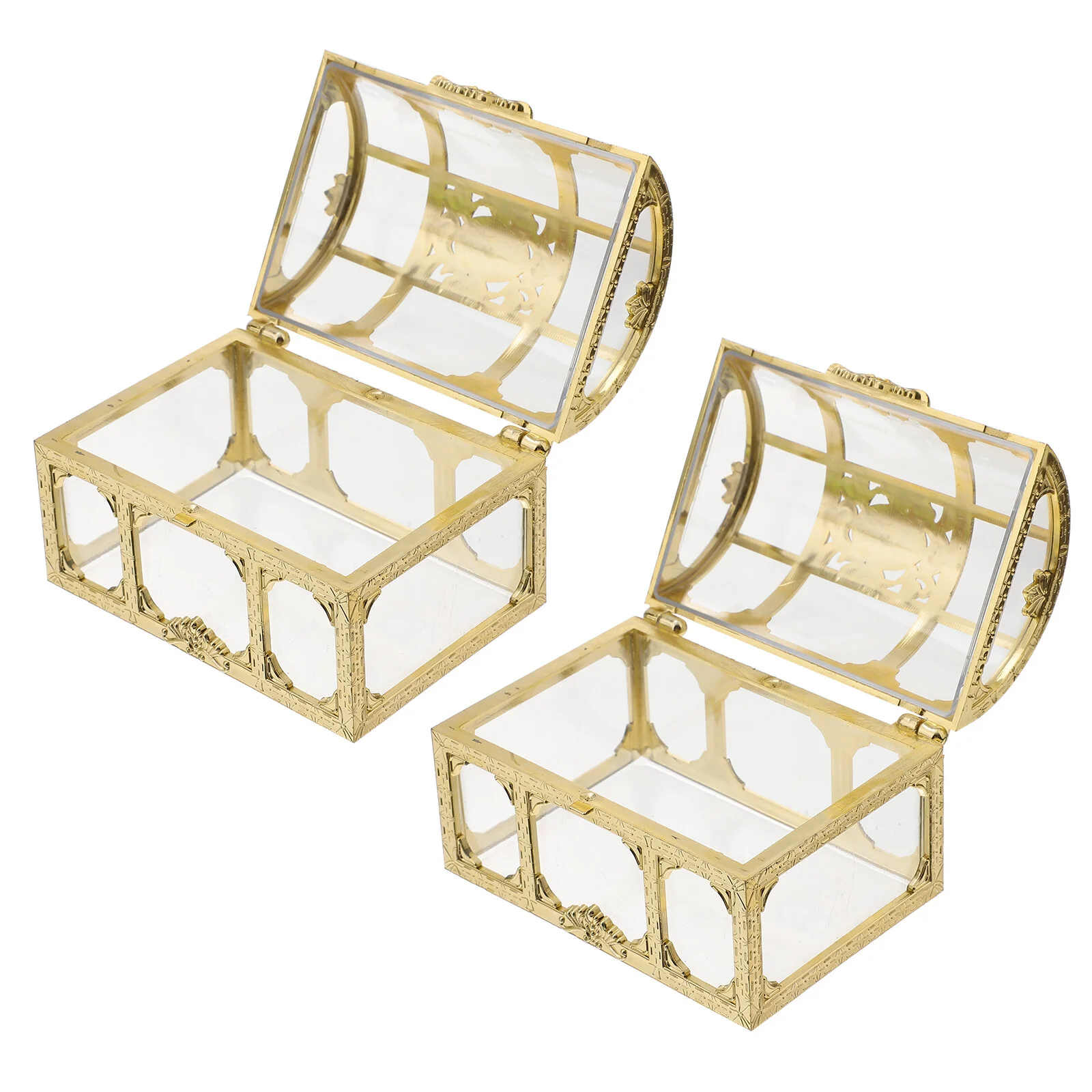 

Коробка прозрачная Пиратская коробка, 2 шт., прозрачная шкатулка для хранения украшений для детей, пиратские конфеты, пиратские сувениры, коробка для пиратов