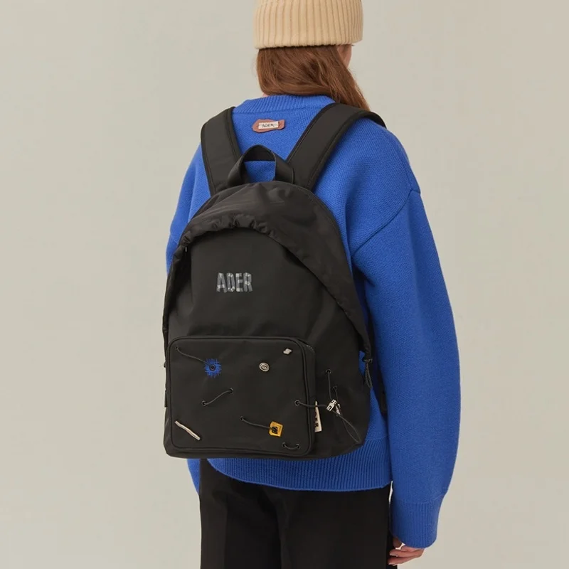 

2021ss ADER ERROR Backpacks Men Women 1:1 Best Quality Adererror LAYER Bag Breathable Shoulder Strap Zipper Pocket