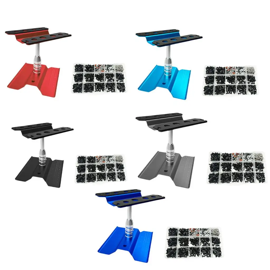 Металлическая рабочая станция с 520 шт. винтами дисплей ремонтная Стенд для 1/10 1/8 RC