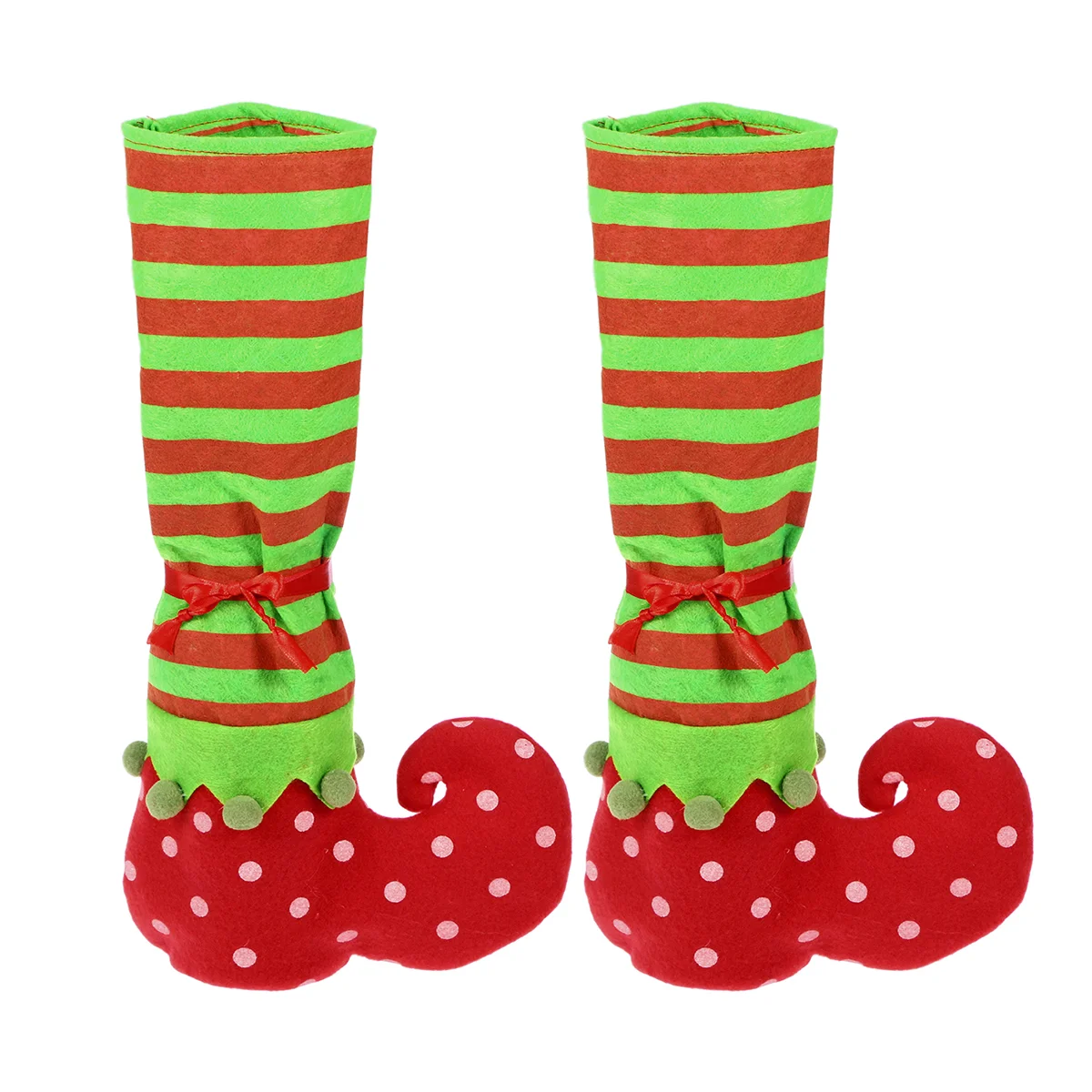 

Leg Covers Christmas Table Chair Elf Party Shoesdecor Cover Decorations Feet Socks Legssetelves