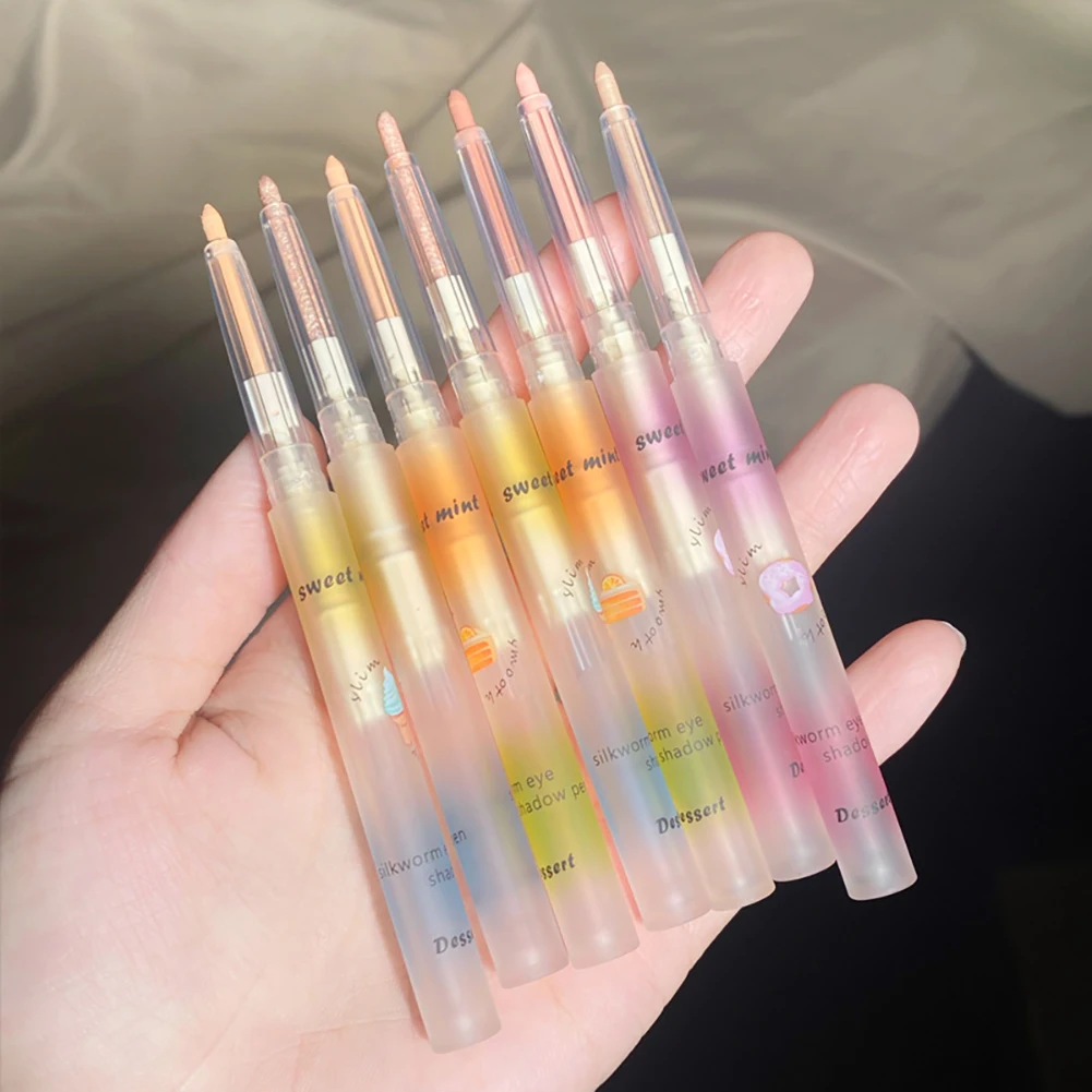 Diamond Eyes Pencil Shiny Glitter Eyeshadow Pen Eyeliner Pearlescent Matte Highlight Pen Brighten Silkworm Makeup Tool Cosmetics 4 Diamond Eyes Pencil Shiny Glitter Eyeshadow Pen Eyeliner Pearlescent Matte Highlight Pen Brighten Silkworm Makeup Tool Cosmetics 4