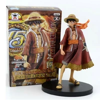 17cm one piece action figure luffy theatrical edition juguetes puppet anime figure collectible model toy for adult kid car decor