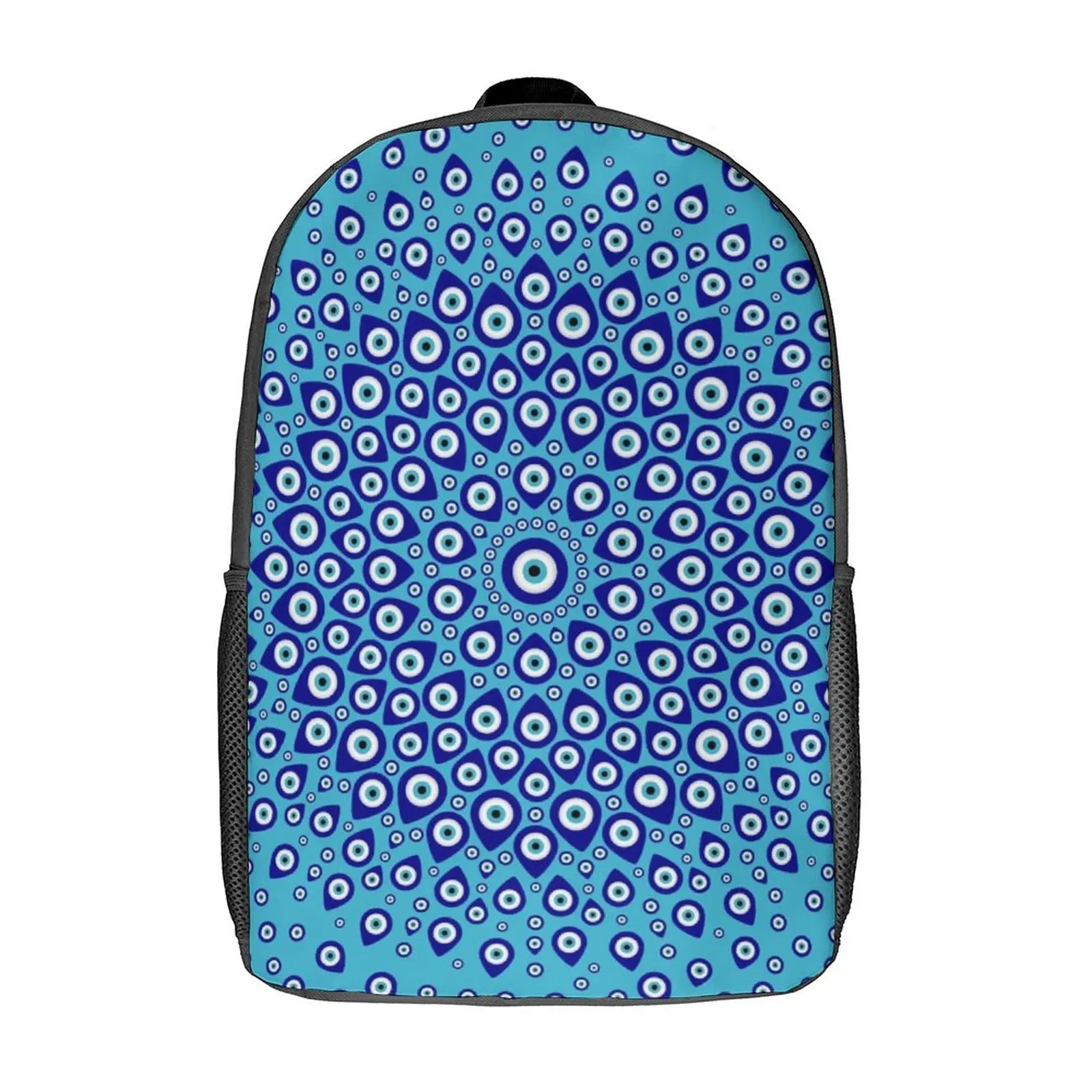 

Nazar Evil рюкзак с изображением глаза для мужчин, греческий мати, прочные рюкзаки из полиэстера, школьные сумки для отдыха, походный рюкзак на з...