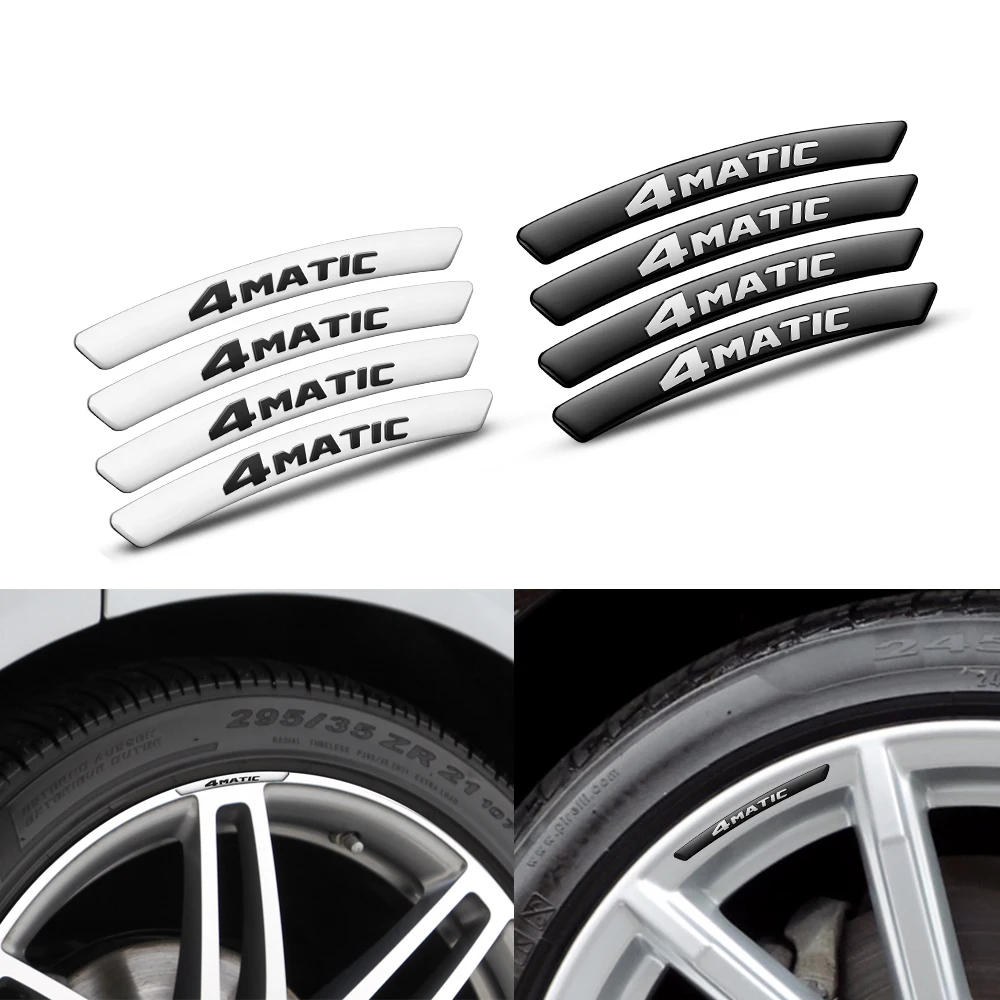 

4 шт. 4matic, наклейка на колпачок ступицы автомобиля, диски, наклейка на колесо, наклейка, планки для AMG, Mercedes Benz W212, W205, W177, W168, W221, W463, AMG наклейка