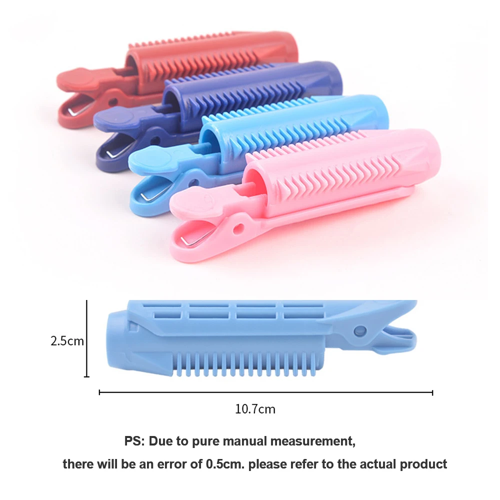 4 шт. пластиковые пушистые заколки для волос зажим укладки