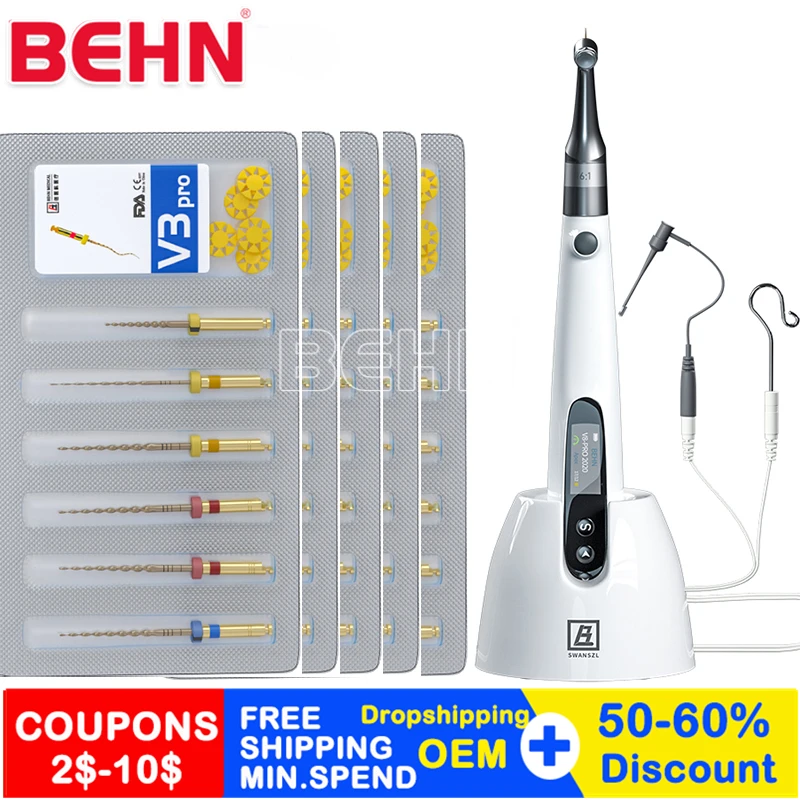 

Dental Endodontic Instruments Wireless Endo Motor Reciprocating / Endodontic Motor Rotary Endo Files Super Equipment Tools Tips