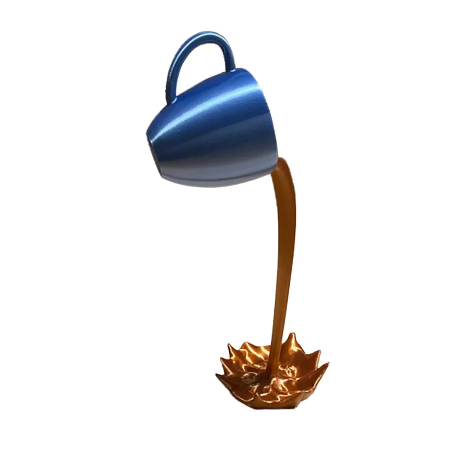 

Top Selling 3D Floating Coffee Cup Mug Sculpture Home Decoration Accessories Pouring Spilling Anime Room Decor Dropshipping