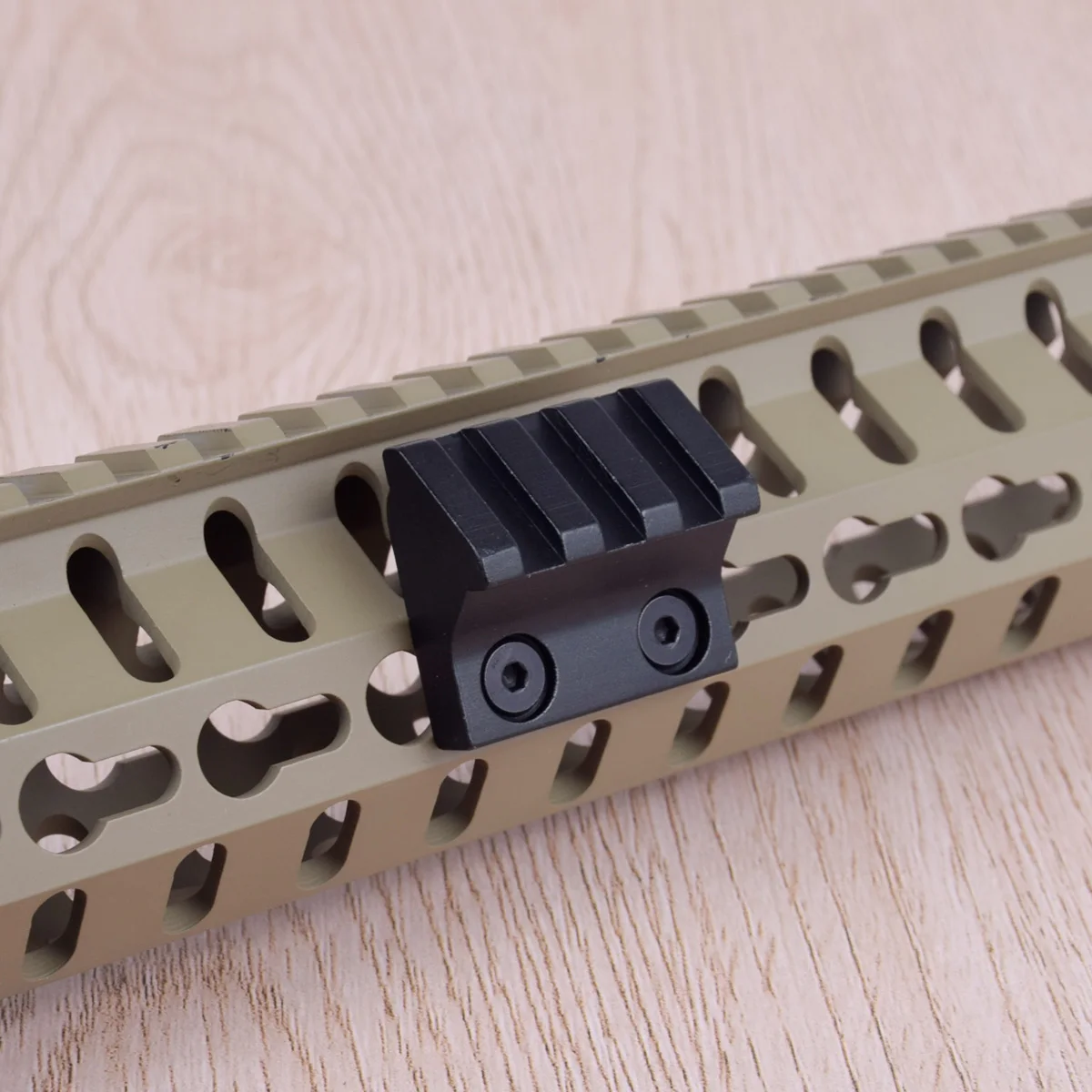 

Tactical Keymod Offset Rail 3 Slots Picatinny Rail Mount Mounted Sight Laser Weaponlight Hunting Gunsmith 20mm Rail