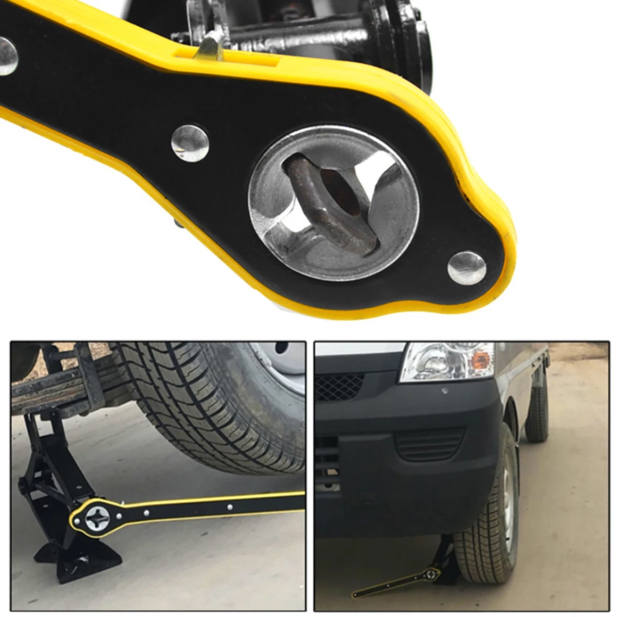 360 ° Вращающийся Автомобильный Домкрат С Механизмом Храповым Механизмом.