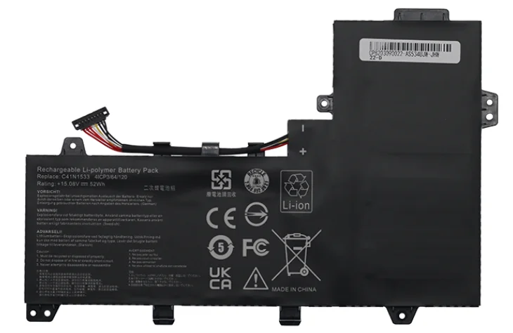 

Genuine Laptop Battery C41N1533 0B200-02010200 0B200-02010300 4ICP3/63/120 For Asus ZenBook Flip UX560UQ notebook Li-ion battery