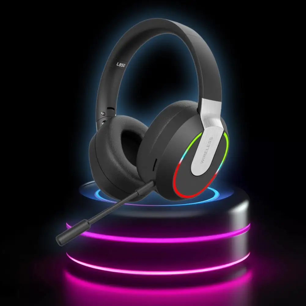 

Telescopically Adjustable Headband Earphone Immersive Hifi Sound Wireless Headphones Foldable Comfortable Fit Noise Reduction