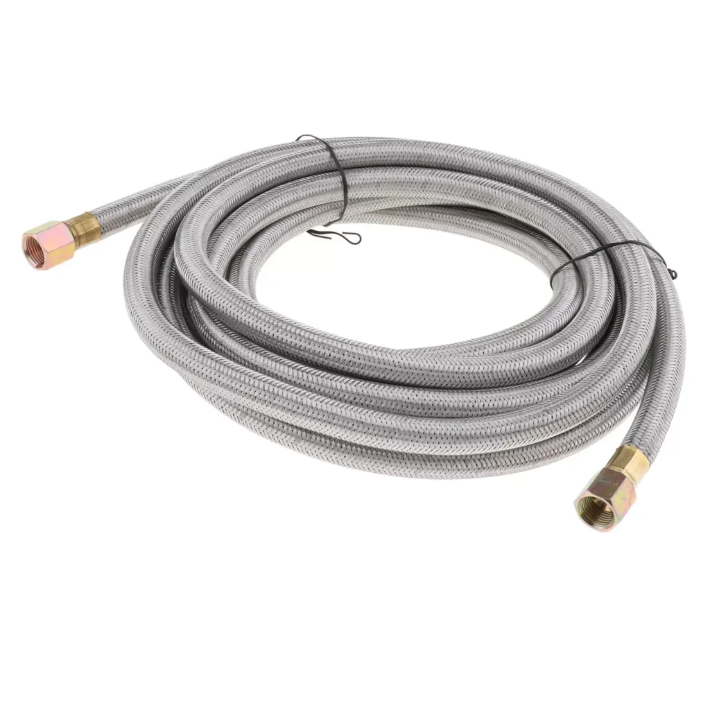 

Inch 16 FT Propane Gas Oven Connecting Metal Braided Enhanced Gas Hose