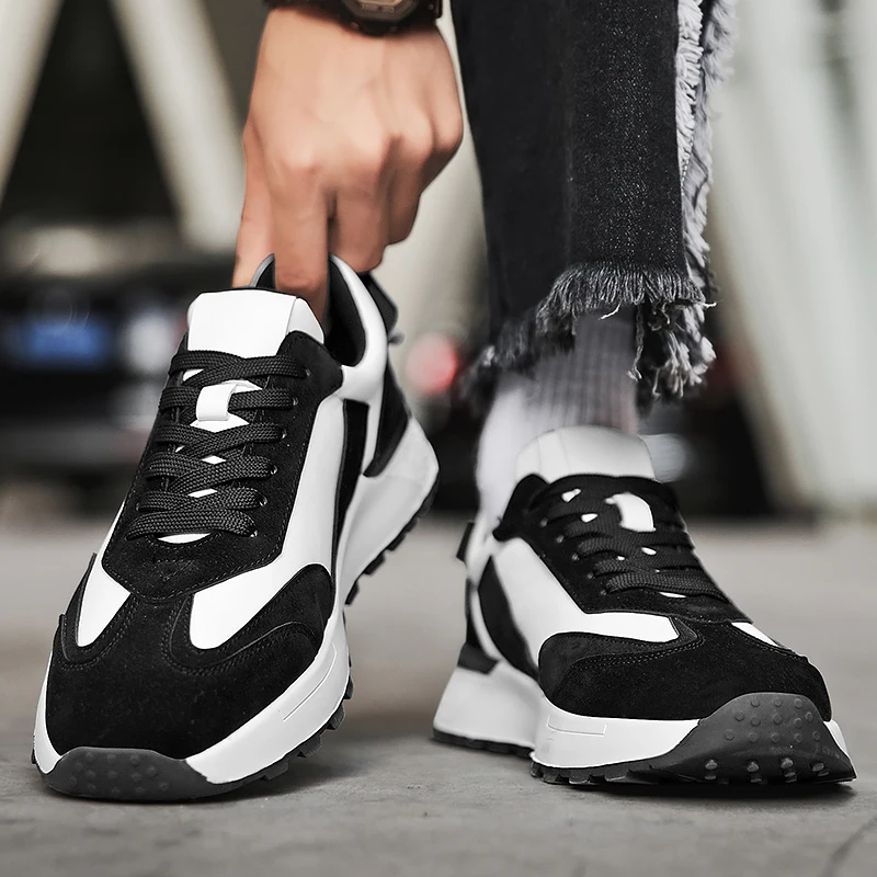 

Men's Fashion Sports Shoes Skateboarding Lightweight Outdoor Sports Shoes Breathable Mesh Fitness Running Casual Shoes