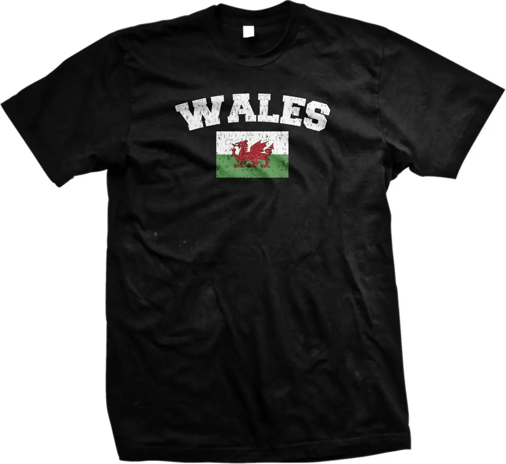 

Wales Country Long Live Wales United Kingdom Cardiff Welsh Mens T-shirt