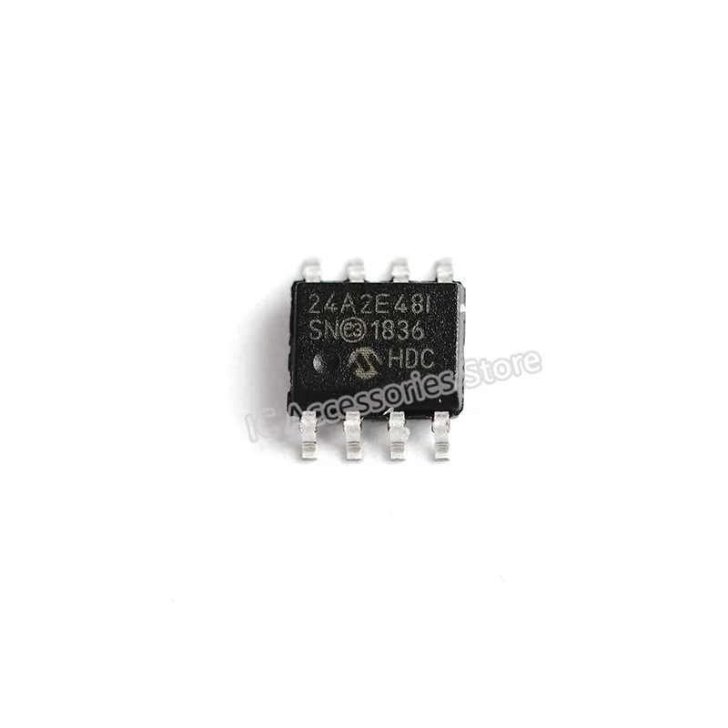 

2pcs 24AA02E48-I/SN EEPROM SOIC-8_150mil Chip New and Original