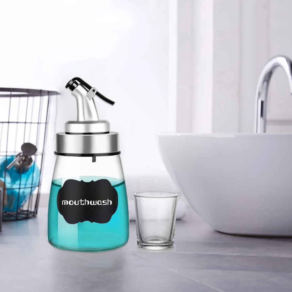 Стеклянный дозатор для полоскания рта 180 мл |