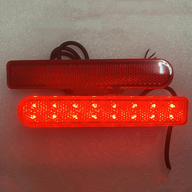 Фото Одна пара для Toyota FJ Cruiser 2007- 2014, отражатель заднего бампера, модифисветильник светодиодных ламп №5