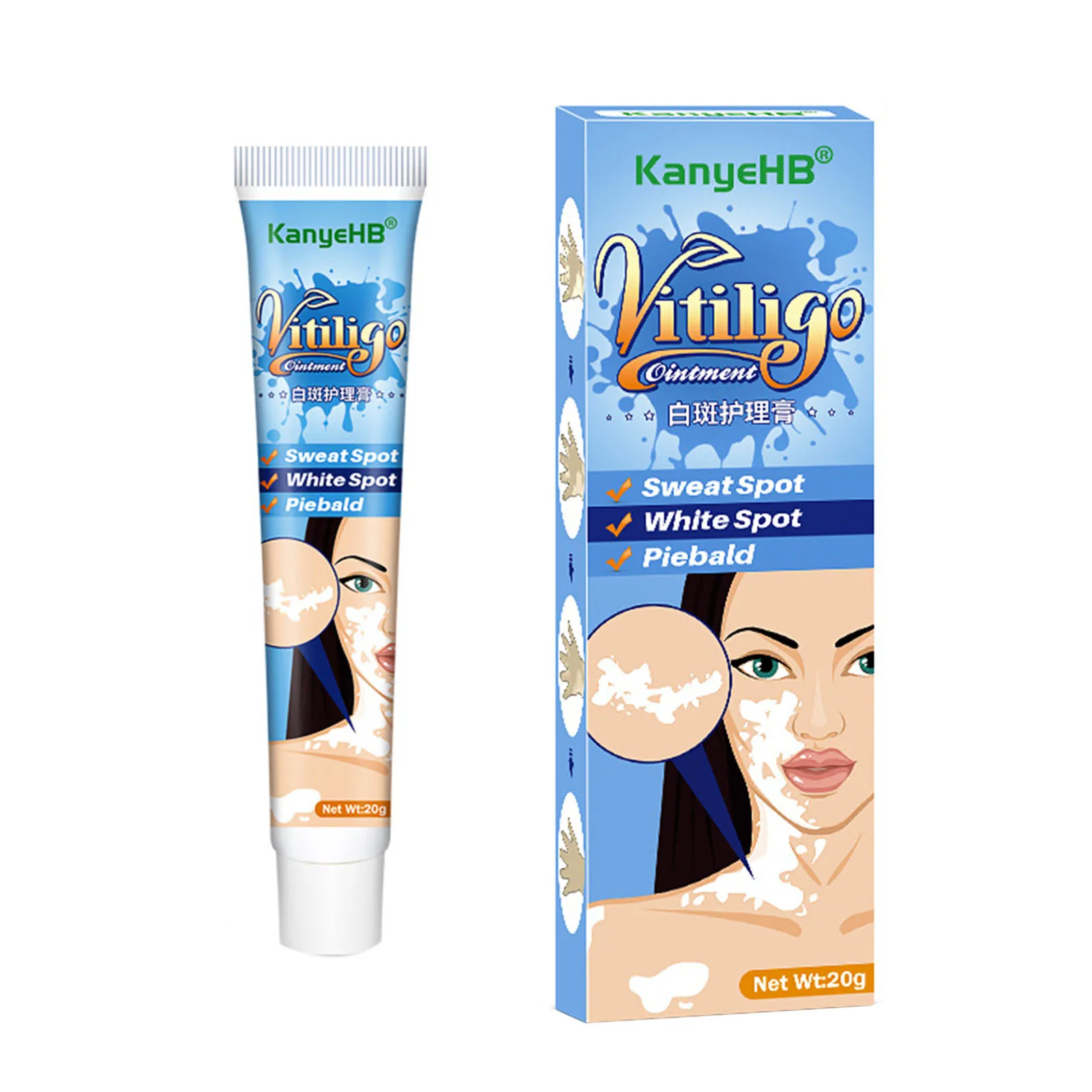 

Средство для лечения белых пятен дневного света, восстанавливающий бальзам для белых пятен, уменьшает белые пятна и уход за кожей для взрос...